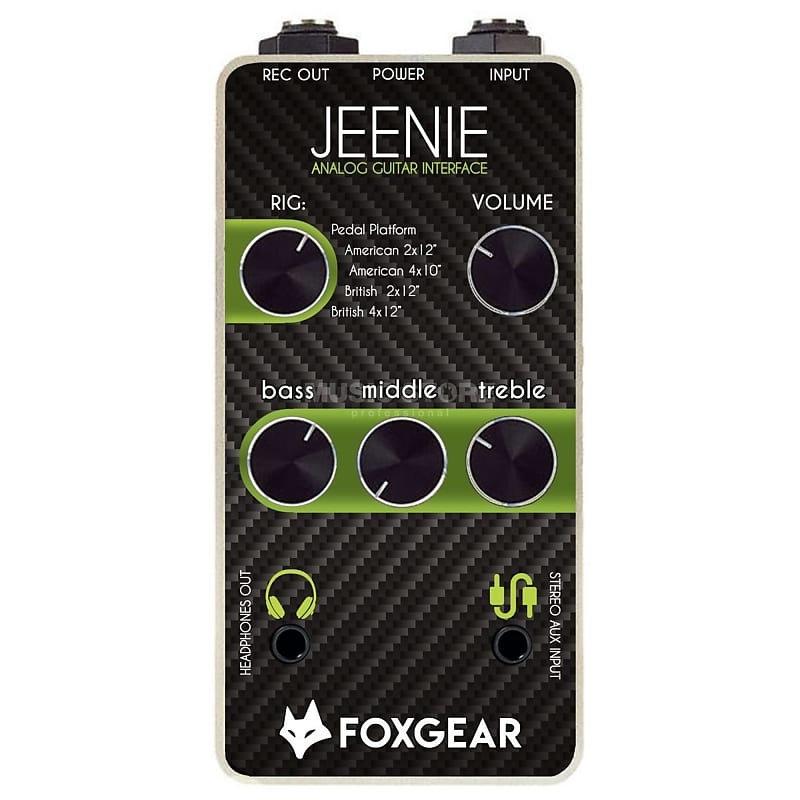 Foxgear - JEENIE - Pedale simulatore di amplificatore image 1