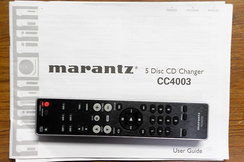 Marantz CC4003 5-Disc CD Changer w/ Remote & Maual | Reverb