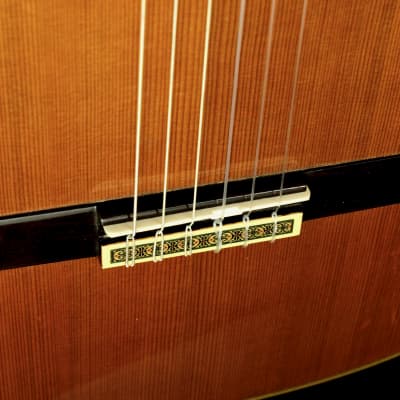 Yamaha GC-7S Handmade Concert Classical Guitar 1976 Signed by Harada, Solid Cedar, IRW image 6