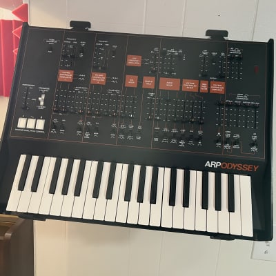 Korg ARP Odyssey Rev3 37-Slim Key Duophonic Analog Synthesizer 2015 - Present - Black/Orange