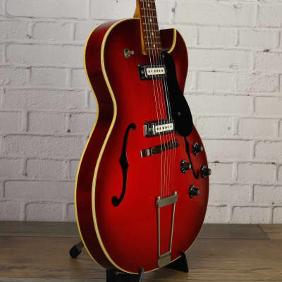 Galanti (Guild) Hollowbody Electric Guitar c1969 Red Burst w/Chip Case #201124 image 2