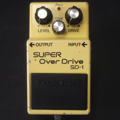 Boss SD-1 Super Overdrive 1981 - 1988 Made In Japan | Reverb