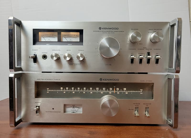 Kenwood KA-5700 Stereo Integrated Amplifier and Kenwood KT-5300 AM FM Tuner