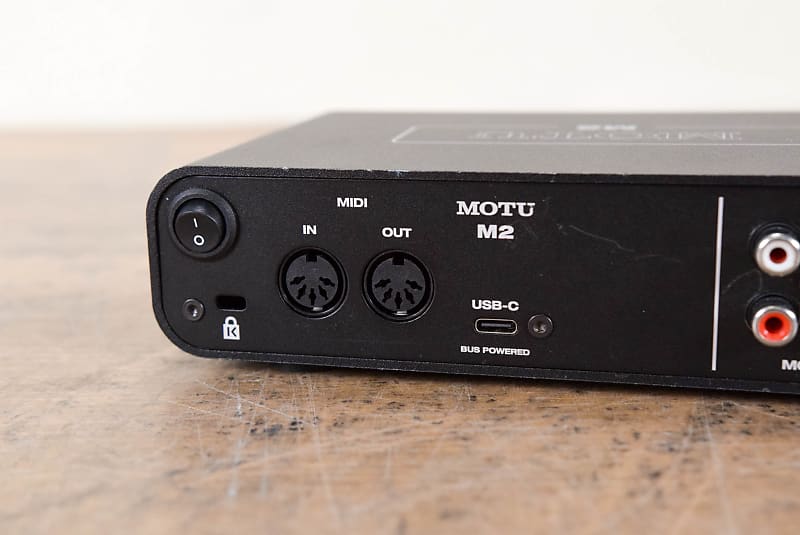 MOTU M2 2x2 USB-C Audio Interface (church owned) CG00SLS MOTU M2 2x2 USB-C Audio Interface (church owned) CG00SLS