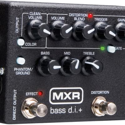 New MXR M80 Bass DI Direct Box Distortion Preamp Bass Guitar Effects Pedal image 2