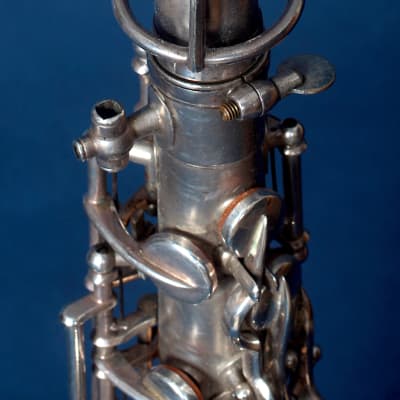 Buescher True Tone Alto Saxophone 1924 - Silver / Great Opportunity image 7