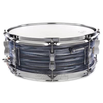 Ludwig Legacy Mahogany Jazz Fest Snare Drum 14x5.5 Vintage Blue Oyster image 2