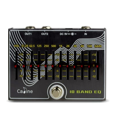 Caline CP-81 10 Band EQ Guitar Pedal with Volume and Gain New Release image 3