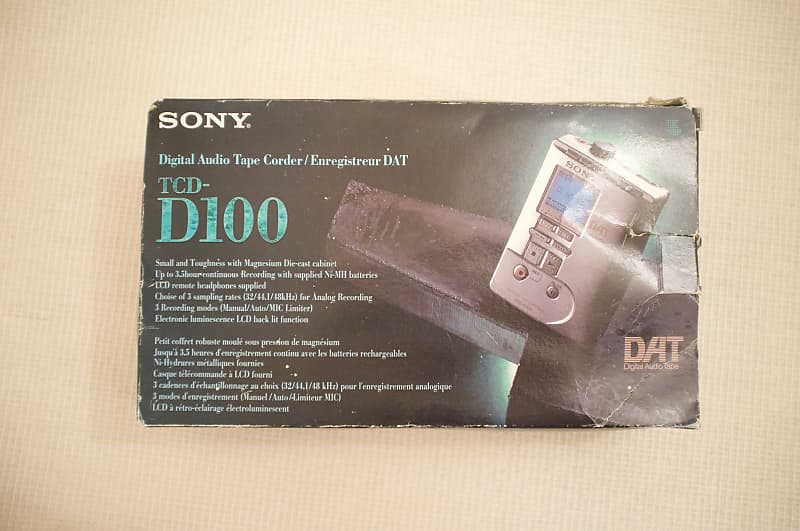 Sony tcd-d100 dat recorder | Reverb