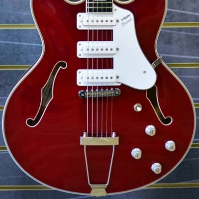 Vox Bobcat S66 Cherry Red Electric Guitar & Case - Sale | Reverb