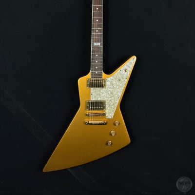 Gibson Explorer Centennial 100th anniversary of Gibson from 1995 in gold with original case image 1