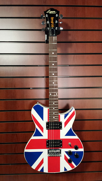 Lyon by washburn def shop leppard electric guitar