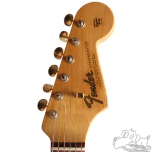 2004 Fender 50th Anniversary Custom Shop '65 Stratocaster Relic in Atzec Gold image 7