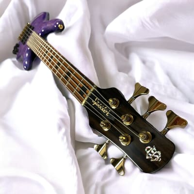 Spector USA NS-5XL, Ultra Violet Gloss w/ Pau Ferro and Haz-Lab Preamp *IN STOCK* image 11