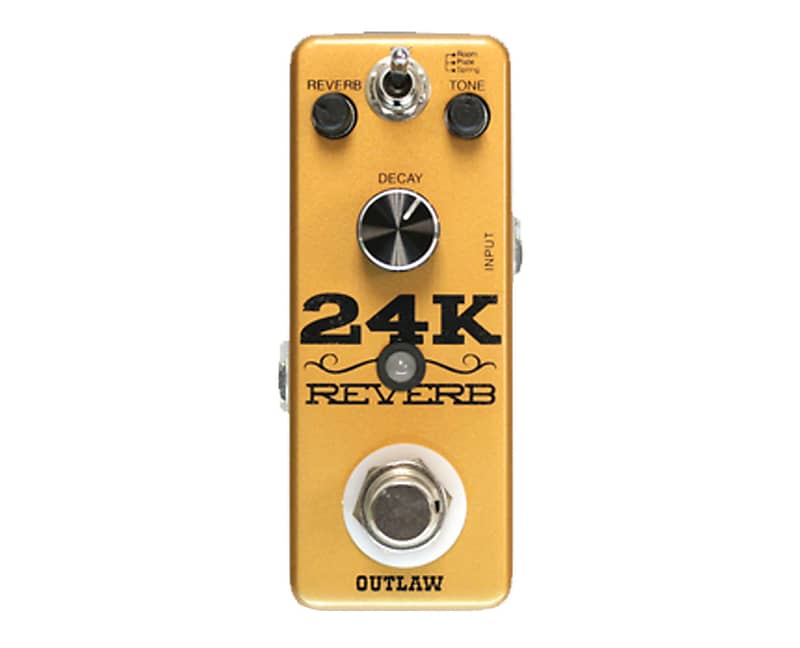 Outlaw Effects 24k 3-Mode Reverb Pedal image 1