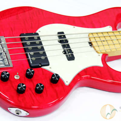 ベース ESP Bardic See Thru Fiesta Red tetsuya STELLA GEAR Bardic / See Thru Fiesta Red [tetsuya Signature