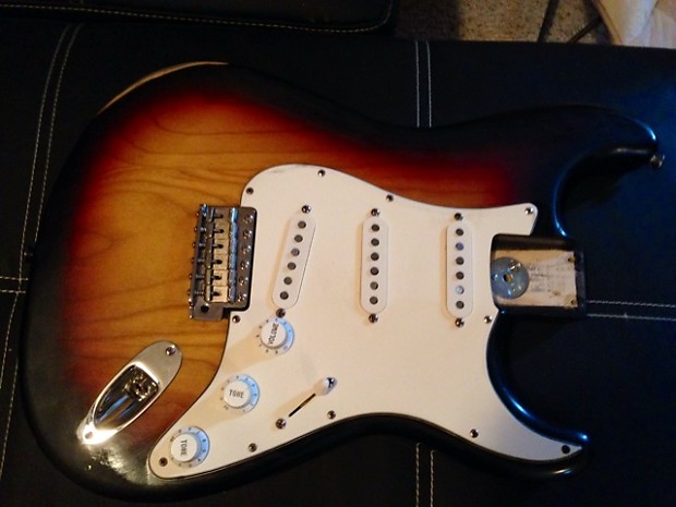 Loaded shop strat body