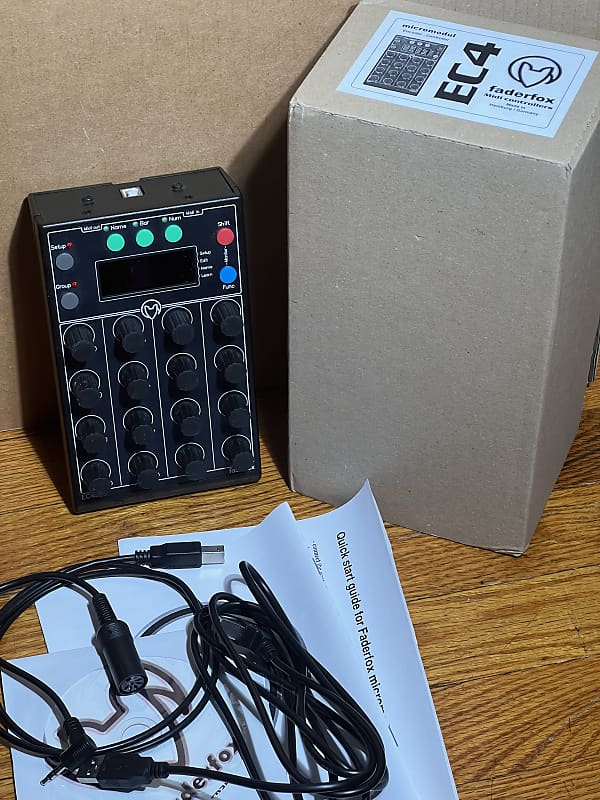 Faderfox EC4 Universal MIDI Encoder Controller Reverb