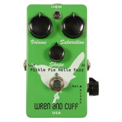 Reverb.com listing, price, conditions, and images for wren-and-cuff-the-pickle-pie-hella-fuzz