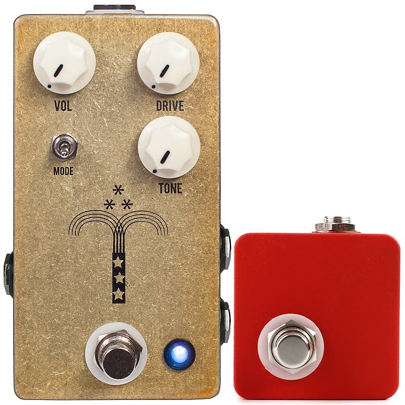 JHS Morning Glory V4 Overdrive & Red Remote Pedal