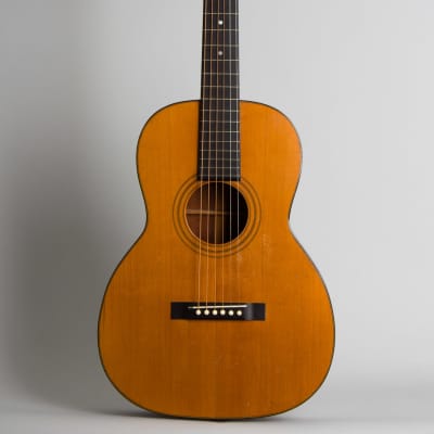 Regal  MarvelTone Style #3 Flat Top Acoustic Guitar,  c. 1930, ser. #2094, black chipboard case. image 1