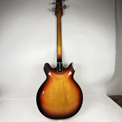 1967 Baldwin 704 Semi-Hollowbody Bass Guitar Tobacco Sunburst image 24