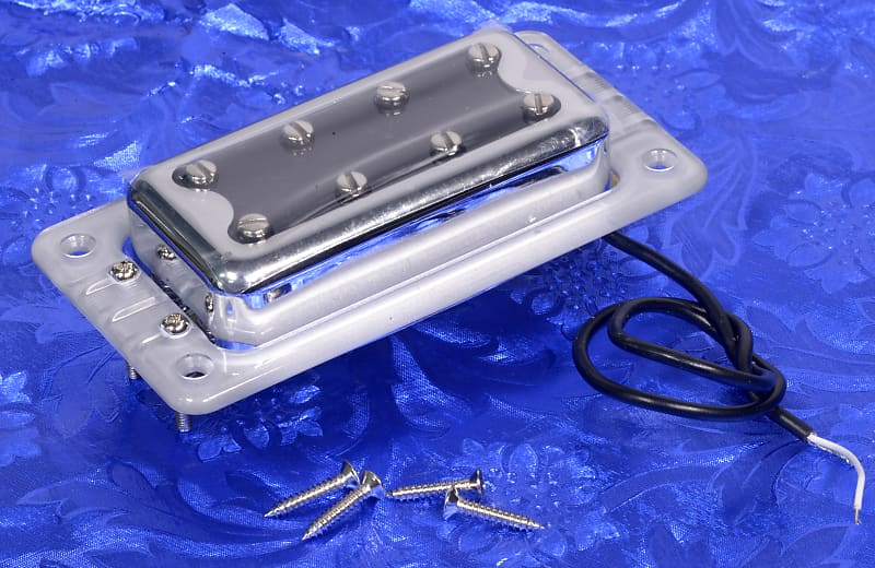 Gretsch Black Top Filter-Tron Bass Bridge Pickup With Silver Ring, G5400, 0096641000 image 1