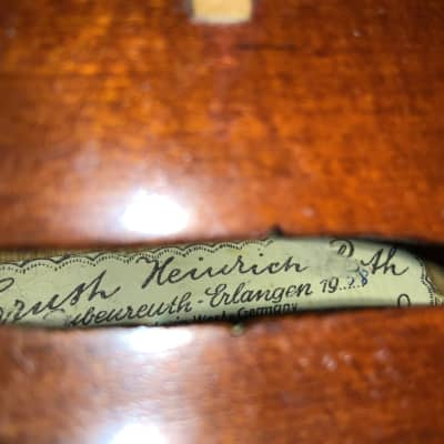 Ernst Heinrich Roth Stradivarius reproduction 1958 image 3