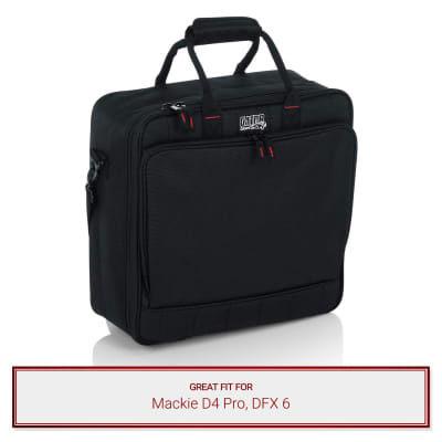 Gator Cases Padded Equipment Bag fits Mackie D4 Pro, DFX 6 Mixers image 1