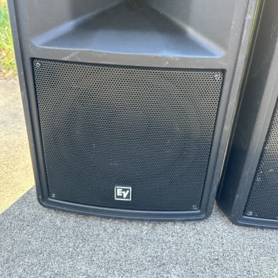 Pair of Electro-Voice SX80 Passive Speakers - Black | Reverb