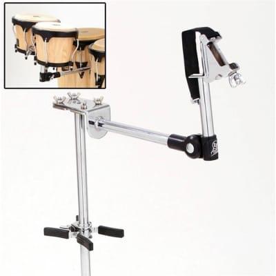 LP LP845K Latin Percussion Mini Timbales 6 & 8 w/ Mounting Bracket