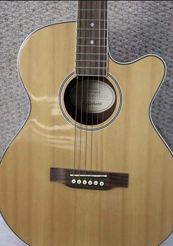 Epiphone PR4ENA Natural Acoustic/Electric Guitar *With New Reverb