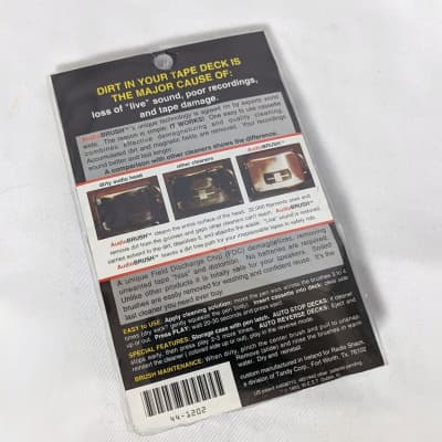 RADIO SHACK AUDIO Brush 44-1202 Pro Cleaner Demagnetizer Cassette Tape Cleaner image 4