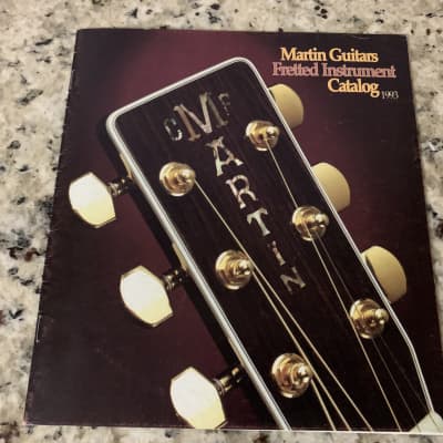 Martin Catalog 1993 image 1