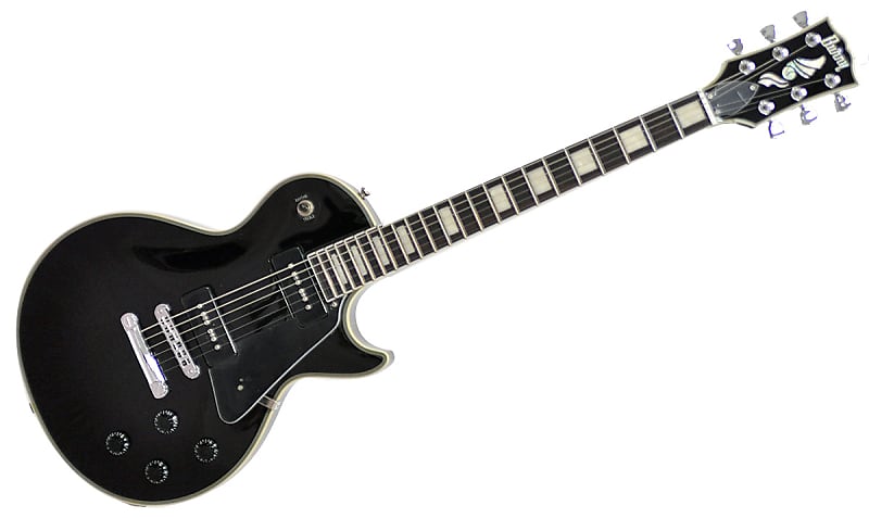 BURNY RLC-55 P Black Les Paul Custom Model