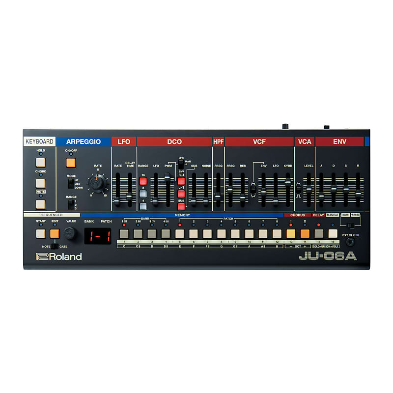 Roland JU-06A Compact Built-in Speaker Sound Module with USB Audio/MIDI and Full-Sized MIDI Jacks and 8 Patches Plus 8 Banks image 1