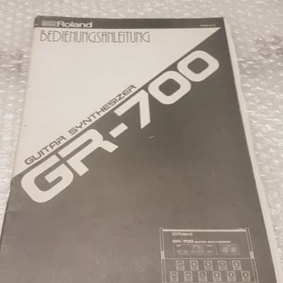 Roland Gr 700 Manual German & Francois