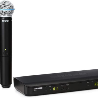 Shure BLX288 PG58 UHF Wireless Microphone System Perfect Reverb