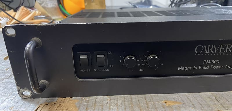 CARVER PM-600 PAパワーアンプ 業務用パワーアンプ カーバー