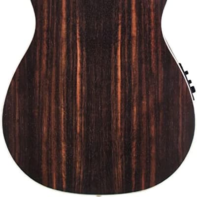 Cordoba Mini II Bass EB-E - Natural - Solid Spruce top, Striped Ebony back/sides image 2