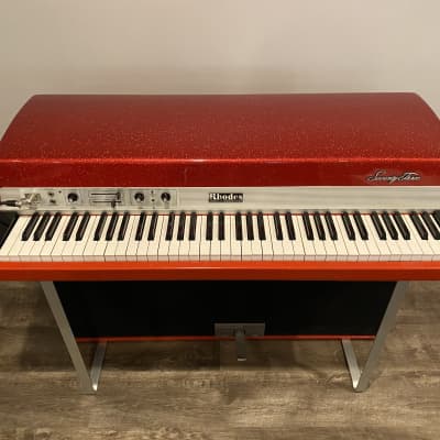 Custom Red Sparkle Rhodes Suitcase Piano image 1