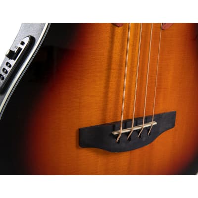 Ovation Celebrity Elite CEB44-1N A/E Bass Guitar - New England Burst image 5