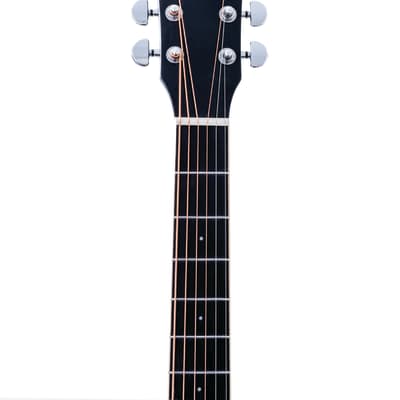 Washburn - Black Fade Deep Forest Burl Grand Auditorium Acoustic Electric! DFBACEB image 3