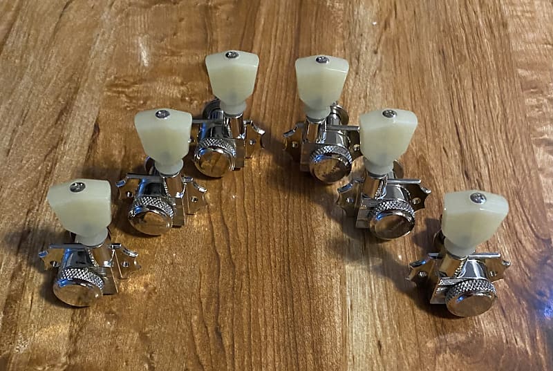 Kluson Revolution locking tuners 3x3 Nickel Reverb