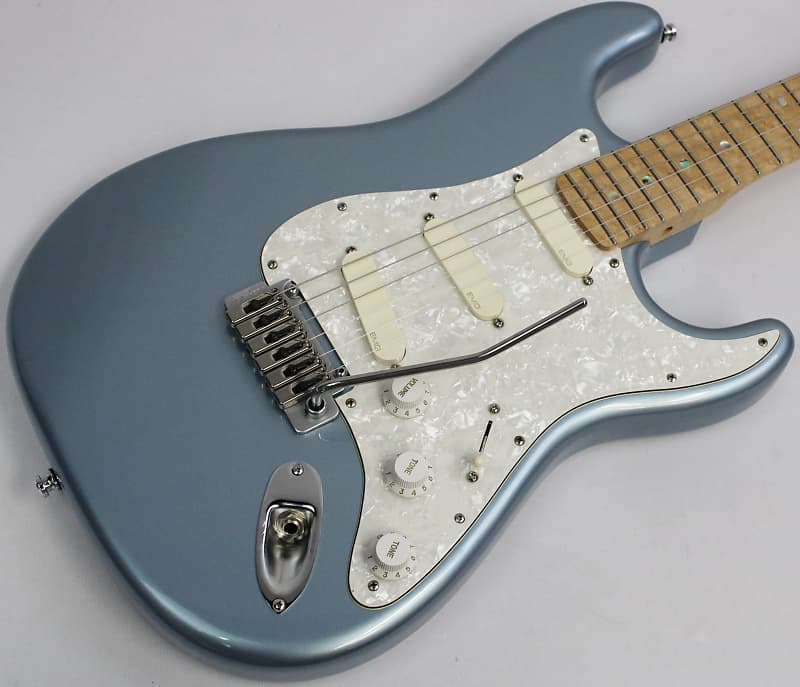 Warmoth Partscaster David Gilmour Strat-Style Electric Guitar, Lake Placid Blue image 1