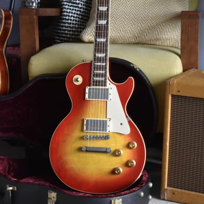 1997 Gibson Yamano Custom Shop Les Paul Standard Heritage Cherry Sunburst w/OHSC & Paperwork, YCS, All Original, CLEAN, RARE, 9.25lbs image 4