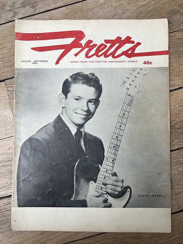 1958 Fender Full Line Catalog Fretts Magazine Insert Reverb