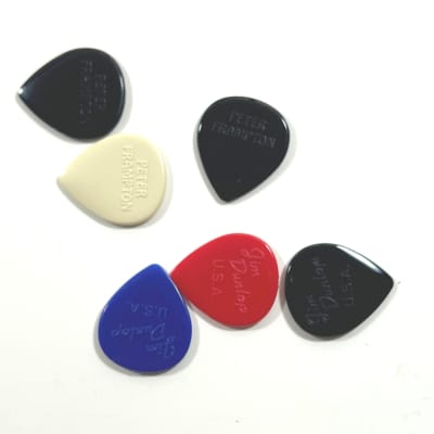 Dunlop Guitar Picks Peter Frampton Vintage Jazz Teardrop 6 Picks