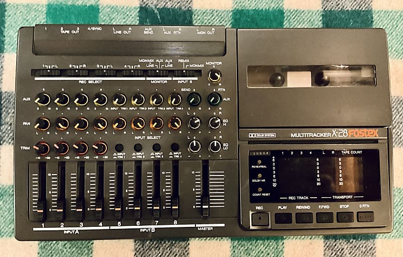 Fostex X28 Multitrack Cassette Recorder Reverb