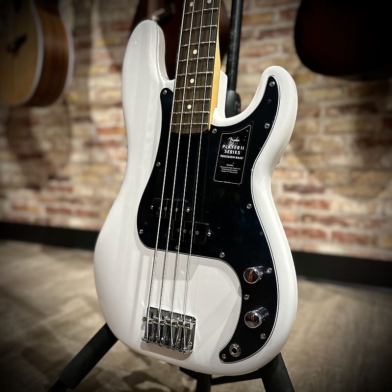 Fender Player Ii Precision Bass Polar White Reverb 3427